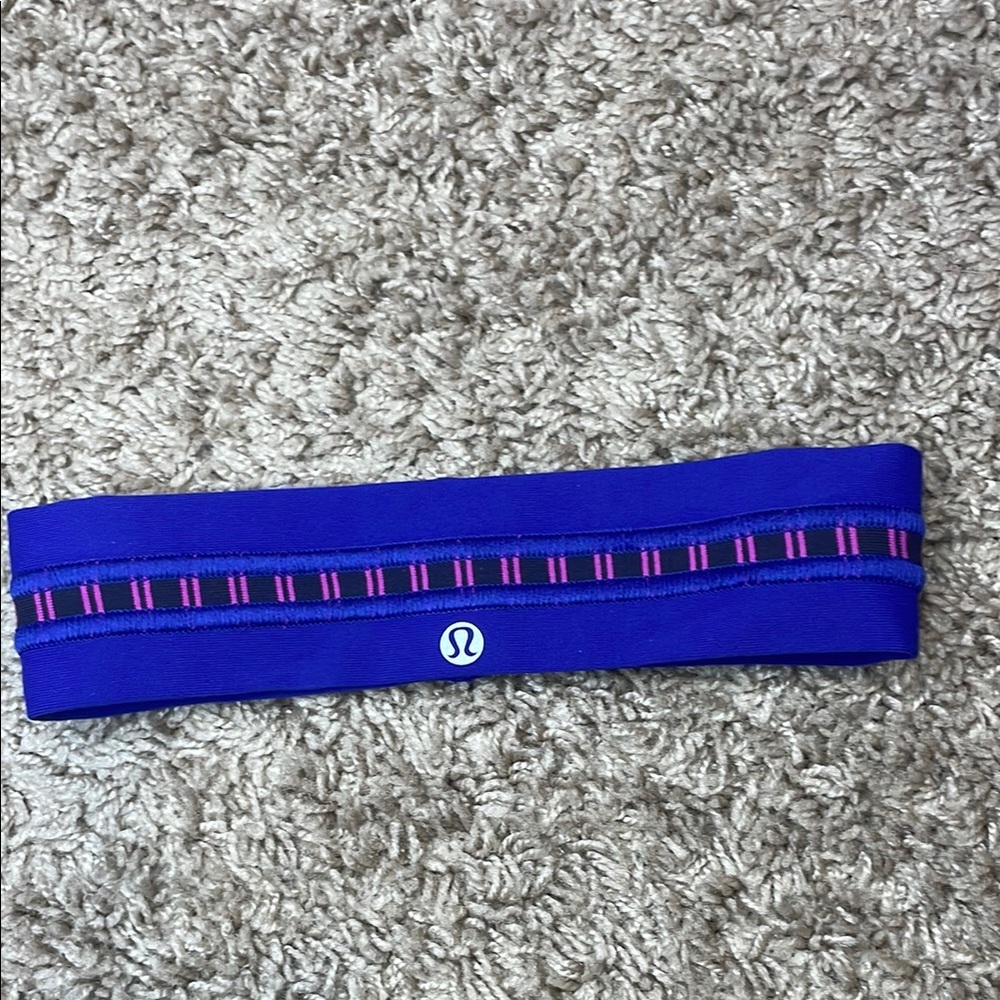 lululemon athletica Blue and Pink Headband